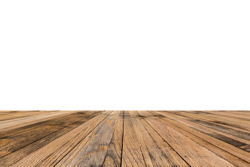 The platform of wooden planks