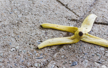 Banana on Side Walk