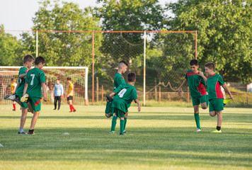 Soccer training for kids