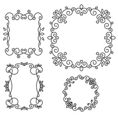 set of vintage frames