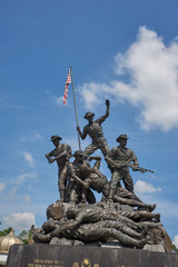 KUALA LUMPUR - DECEMBER 25 : Malaysia National Monument on Dec 25, 2015 in Malaysia. It is a monument to commemorate for those who died during World War II and the Malayan Emergency.
