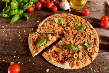 Homemade pizza