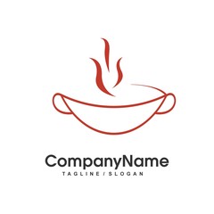 Obraz premium restaurant vector logo icon