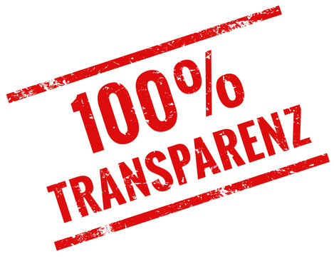 100% Transparenz Stempel rot grunge