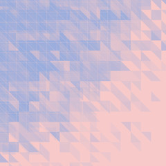 blue and pink triangular abstract background. vector