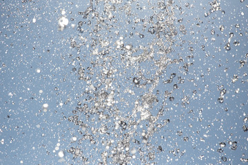 blurred of clear water fall and droplets  texture and background