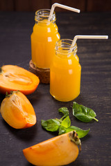 smoothie from persimmon