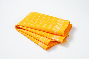 yellow kitchen towel