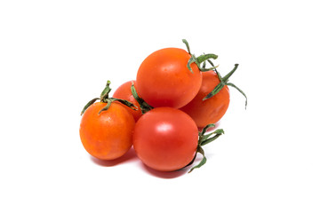 Fresh red holland tomato isolated on a white background