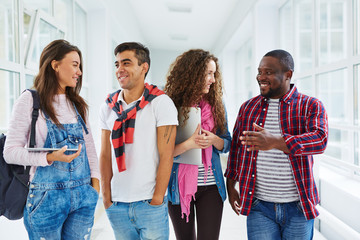 Conversation at break