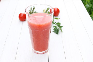 Fresh tomato juice