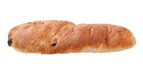 .Fresh baked bread with olives