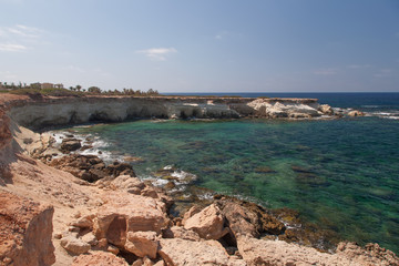 Fototapeta na wymiar Cyprus Island sea coast