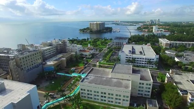 Stock video Mercy Hospital Miami 4k
