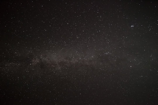 Starry Night Sky with Milki way galaxy