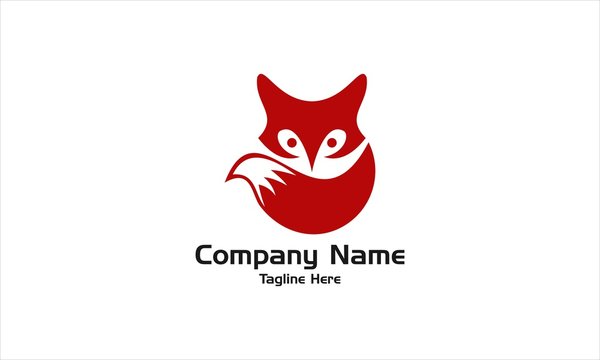 Red Fox Logo Vector