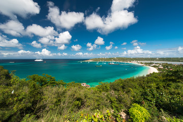 Fototapeta na wymiar Sandy Ground, Anguilla Island