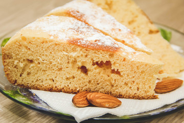 Homemade cakes.