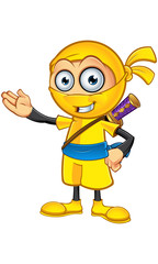 Yellow Ninja Character