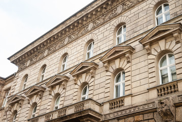 Fototapeta na wymiar Fassade eines öffentlichen Gebäudes aus der Renaissance