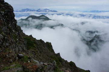 山と雲海