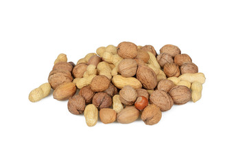 Nussmischung, haufen