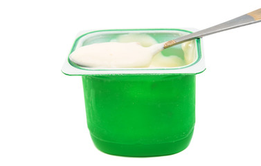 yogurt in plastic box