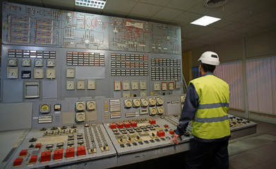 Work place in the system control room.