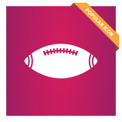 American football sign icon