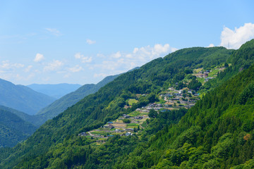 Shimoguri village in Iida, Nagano, Japan