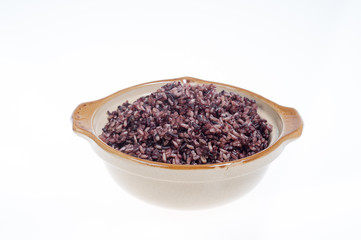 brown rice and black rice