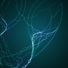 Abstract blue vector illustration