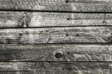 Wood texture backgrounds. Gnarled, vintage planks from old barns