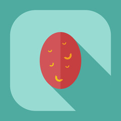 Flat modern design with shadow icons potatoes