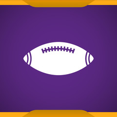 American football sign icon