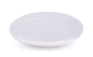  plate on white background