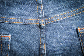Texture background of jeans,back detail
