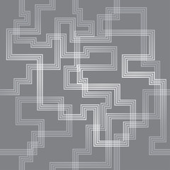 Maze Line Seamless Pattern Background