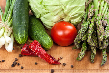 Fresh vegetables. Healthy food.