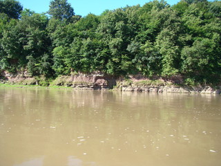 Obraz premium River Dniester