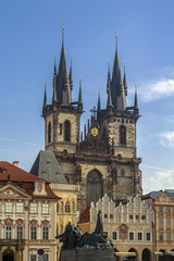 Fototapeta premium Church of Our Lady before Tyn, Prague