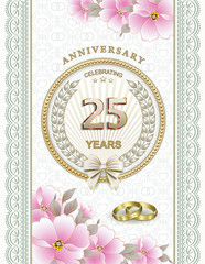   25th wedding anniversary