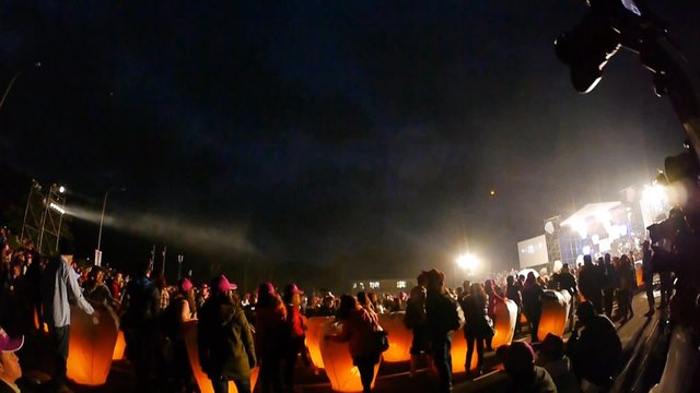 Full HD Video of The Sky Lantern Festival in Pingxi, Taiwan
