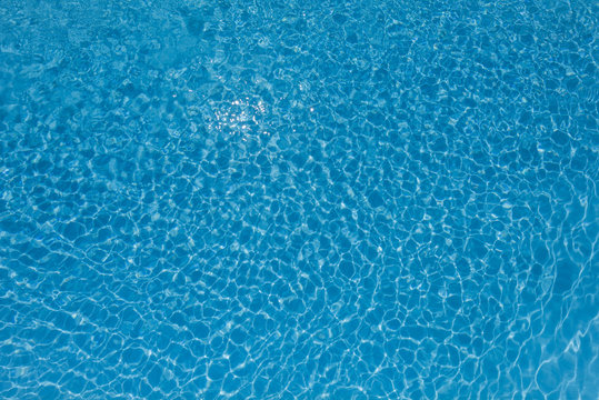 Detail rippled wave in swimming pool