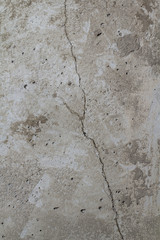 damaged concrete wall