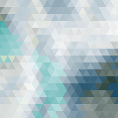 Abstract geometrical multicolored background consisting of triangular elements. Vector illustration.
