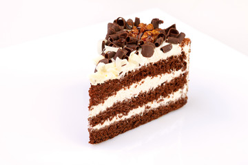  piece of cake on a white background