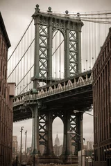 Stof per meter New York Manhattan Bridge © CHPhoto.Works