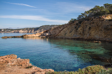 Fototapeta na wymiar Cala Xarraca, Ibiza, Spain