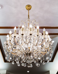 elegant crystal chandelier